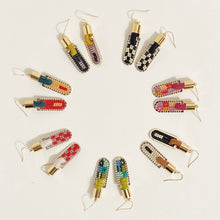 Load image into Gallery viewer, Patch Geometric Earrings in Cool Tones