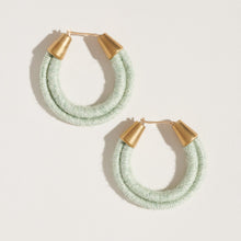 Load image into Gallery viewer, Duo Oversized Hoop Earrings