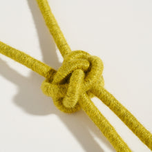Load image into Gallery viewer, Lanyard Knot Textile Necklace