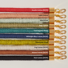 Load image into Gallery viewer, Twist Fiber + Chain Necklace {batch}