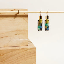 Load image into Gallery viewer, Patch Geometric Earrings in Cool Tones