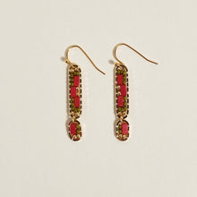 Load image into Gallery viewer, Abstract Earrings in Hibiscus