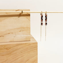 Load image into Gallery viewer, Abstract Earrings in Orchid