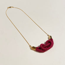 Load image into Gallery viewer, Hitch Fiber + Chain Necklace