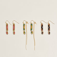 Load image into Gallery viewer, Abstract Earrings in Hibiscus