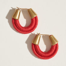 Load image into Gallery viewer, Duo Midi Hoop Earrings