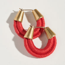 Load image into Gallery viewer, Duo Midi Hoop Earrings