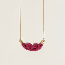 Load image into Gallery viewer, Hitch Fiber + Chain Necklace