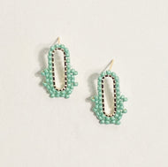 Délicat Earrings in Mint