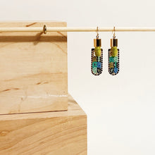Load image into Gallery viewer, Patch Geometric Earrings in Cool Tones
