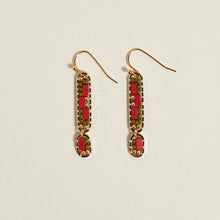Load image into Gallery viewer, Abstract Earrings in Hibiscus
