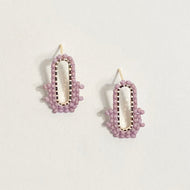 Délicat Earrings in Mauve