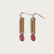 Load image into Gallery viewer, Stripe Beaded Earrings
