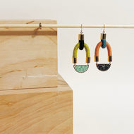 Simpatico Earrings in Cool Tones