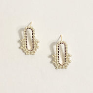 Délicat Earrings in Pewter