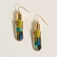 Load image into Gallery viewer, Patch Geometric Earrings in Cool Tones
