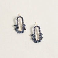 Délicat Earrings in Indigo
