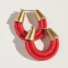 Load image into Gallery viewer, Duo Midi Hoop Earrings
