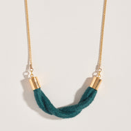 Twist Fiber + Chain Necklace {batch}