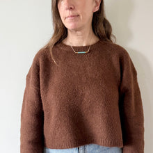 Load image into Gallery viewer, Line Fiber + Chain Necklace
